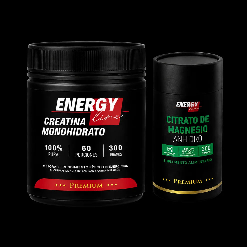 Creatina 300gr + Citrato de Magnesio anhidro 90caps